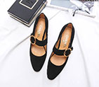 2018 chanle women shoes in Nubuck leather Heel 6cm