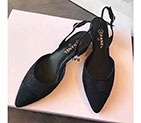 2018 chanle women shoes in silk CHW1686