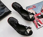2018 gucci women Ballet shoes in Lambskin leather GWS832