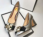 2018 gucci women shoes in Calfskin leather Heel 7.5cm GWS744