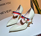 2018 gucci women shoes in Calfskin leather Heel 7.5cm GWS755