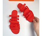 2018 hermes women Slippers in Calfskin leather HWS386
