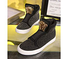 2018 versace Sneaker in Calfskin with rivet VSC0096