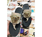 2018 versace women Slippers in Calfskin VSC0080
