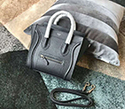 2019 Celine NANO LUGGAGE BAG IN DRUMMED CALFSKIN 189243