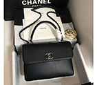 2019 Chanel small flap bag with top handle