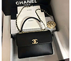 2019 Chanel small flap bag with top handle
