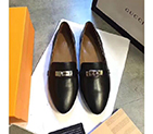 2019 hermes women shoes in Calfskin HWS437