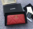 2020 Chanel 19 long zipped wallet