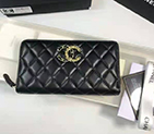 2020 Chanel Matelasse Zip Around Wallet