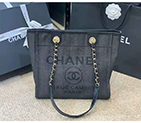 2020 Chanel Medium Tote Shopping Bag