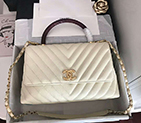 2020 Chanel flap bag with top handle