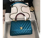 2020 Chanel small flap bag with top handle