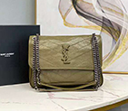 2020 SAINT LAURENT NIKI MEDIUM IN CRINKLED VINTAGE LEATHER 498894