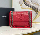 2020 SAINT LAURENT NIKI MEDIUM IN CRINKLED VINTAGE LEATHER 498894