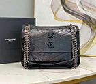 2020 SAINT LAURENT NIKI MEDIUM IN CRINKLED VINTAGE LEATHER