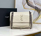 2020 SAINT LAURENT NIKI MEDIUM IN CRINKLED VINTAGE LEATHER 498894
