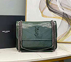 2020 SAINT LAURENT NIKI MEDIUM IN CRINKLED VINTAGE LEATHER