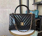 2021 Chanel large flap bag with top handle