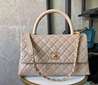 2021 Chanel large flap bag with top handle