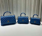 2021 Chanel large flap bag with top handle