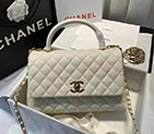 2021 Chanel large flap bag with top handle