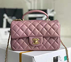2021 Chanel mini flap bag with top handle
