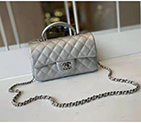 2021 Chanel mini flap bag with top handle