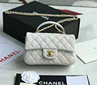 2021 Chanel mini flap bag with top handle
