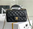 2021 Chanel mini flap bag with top handle