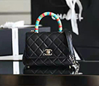2021 Chanel mini flap bag with top handle