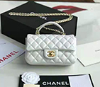 2021 Chanel mini flap bag with top handle