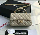 2021 Chanel mini flap bag with top handle