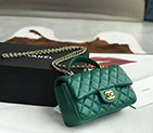 2021 Chanel mini flap bag with top handle