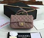 2021 Chanel mini flap bag with top handle