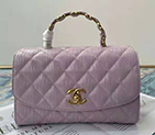 2021 Chanel small flap bag with top handle