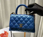 2021 Chanel small flap bag with top handle