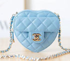 2022 chanel Heart Clutch With Chain