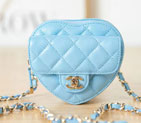 2022 chanel Heart Zipped Arm Coin Purse AP2787