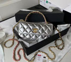 2023 Chanel FLAP PHONE HOLDER WITH CHAIN AP3242