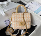 2023 Chanel MINI FLAP BAG WITH TOP HANDLE