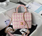 2023 Chanel MINI FLAP BAG WITH TOP HANDLE