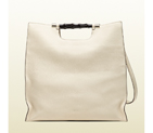 Bamboo daily leather tote  370828 A7M0N 9022