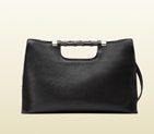 Bamboo daily leather tote 370829 A7M0N 1000