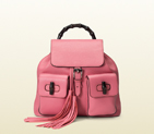 Bamboo leather backpack 370833 A7M0N 5528
