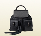 Bamboo leather backpack 370833 A7M0N 1000