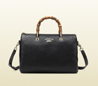 Bamboo shopper leather boston bag 353124 A7M0G 1000