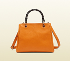 Bamboo shopper leather tote 336032 A7M0V 7626