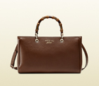 Bamboo shopper leather tote 323660 A7M0K 2548