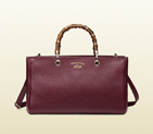 Bamboo shopper leather tote 323660 A7M0G 6149